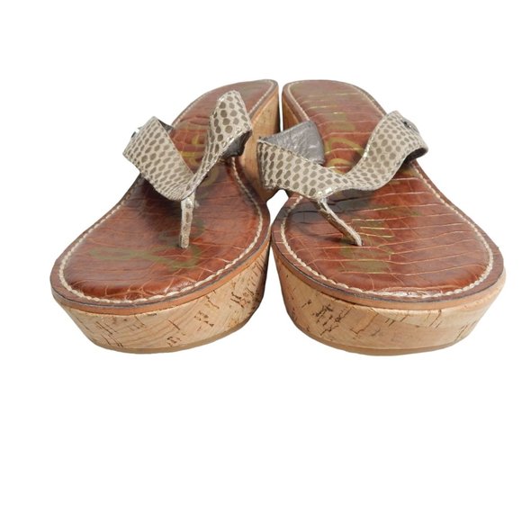 Sam Edelman Sandals Womens Size 8.5M Wedges Slip On - Picture 7 of 10